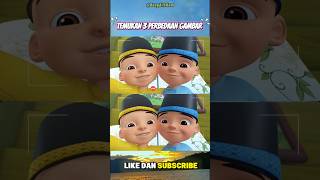 TEMUKAN 3 PERBEDAAN GAMBAR UPIN DAN IPIN PINTAR SEKALI #shorts #subscribe #upinipin