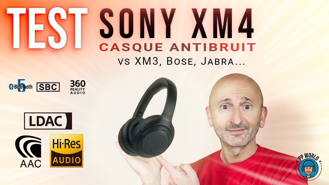 TEST  Casque Antibruit SONY XM4  vs XM3 Bose Jabra BW