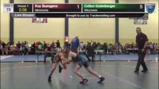 3226 Schoolboy 70 Koy Buesgens Minnesota vs Colton Gutenberger Wisconsin 7864803104