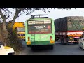 Tnstc Bus Overtaking in Hairpin bend Turning causes chaos | U Turn