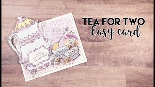 Tea for Two - Easy Elegant Card