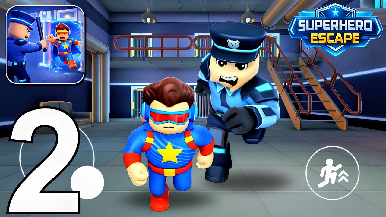 My Superhero: Escape Plan - Gameplay Walkthrough Part 2 - Superhero Prison Escape (Android, iOS)