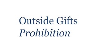 The Outside Gifts Prohibition