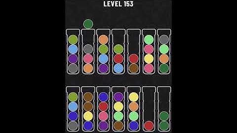 Ball Sort Puzzle Level 153 SOLVED