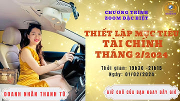 THIẾT LẬP MỤC TIÊU TÀI CHÍNH 30 NGÀY THÁNG 2/2024