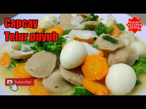 Masak Capcay Telur Puyuh