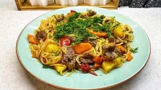 Балаларым Лагман деп жейтін кешкі ас🔥 жасап көріңізші