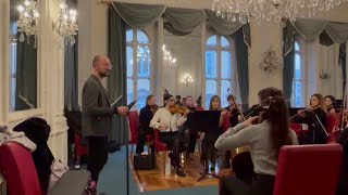 LOrchestra darchi del Conservatorio Tartini di Trieste in concerto al Quirinale: le prove