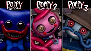 [FNAF Version] Poppy Playtime Chapter 1-3 - All Jumpscare