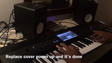 Korg Krome popping, cutout, horrible sound easy FIX!