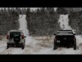 Ford Raptor VS  Land Rover Discovery Snow Hill Climb BATTLE