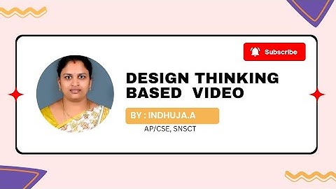 DESIGN THINKING VIDEO ON SORTING | DATA STRUCTURES | SNS INSTITUTIONS