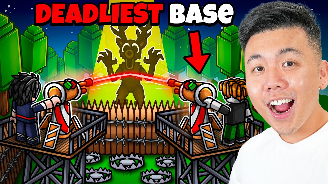 I Built The DEADLIEST Base In 99 Nights In The Forest