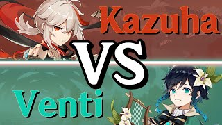 Venti Vs Kazuha