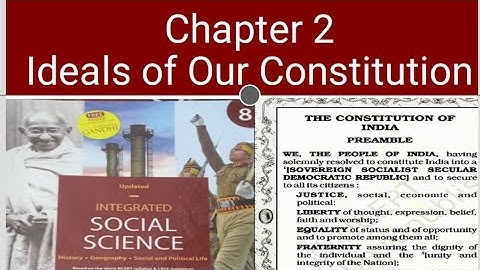 class 8  civics chapter 2 Ideals of Our Constitution