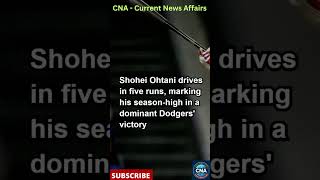 Shohei Ohtani Shines with Season High 5 RBIs in Dodgers' Big Win #shorts #news #shoheiohtani
