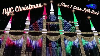 Saks Fifth Avenue 2020 Christmas Light Show \& Holiday Windows - “This is how we celebrate.”