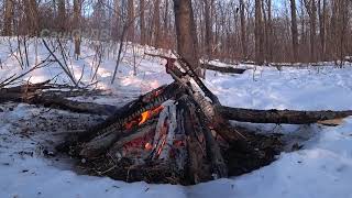 Зима, костёр, релакс... Winter, bonfire, relaxation...