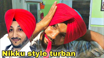 Inderjeet nikku style turban || ਪੋਚਵੀਂ ਪੱਗ ||