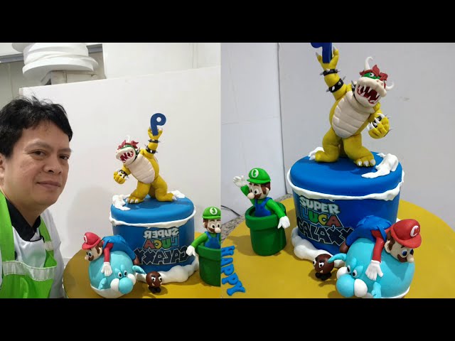 Tarta Pou  Fondant, Character, Mario characters