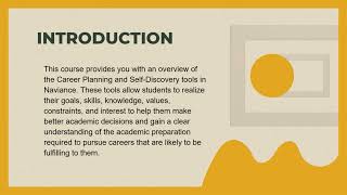 Career Planning & Assessments: Introduction