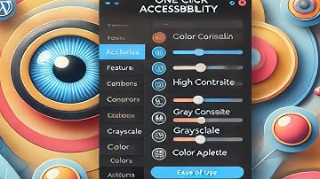 How To Add One Click Accessibility Wordpress Plugin |  For Color Blind Persons
