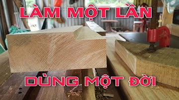 Làm Thế Nào Để Chạy Hèm Khuôn Cửa Chỉ Với Một Cử // Woodworking Wisdom
