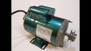 Craftsman 824377 1-1/2HP Electric Motor 3450RPM Single Phase 120V Non-Reversible CW Rotation
