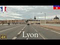 Driving Lyon France 4K City Drive