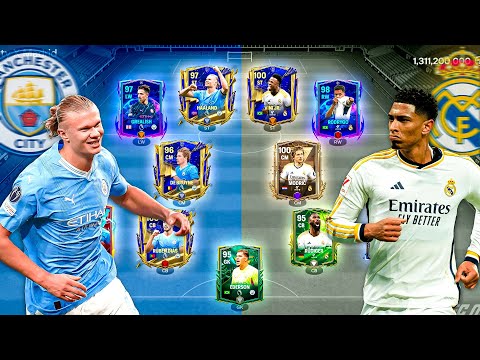 Manchester City X Real Madrid- Best Special Squad Builder! Madrid Vs City Special Squad - FC Mobile