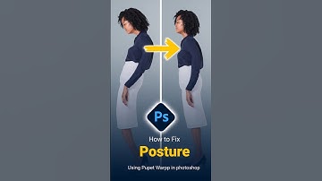 I FIXED  Posture Using Puppet Warp in Photoshop