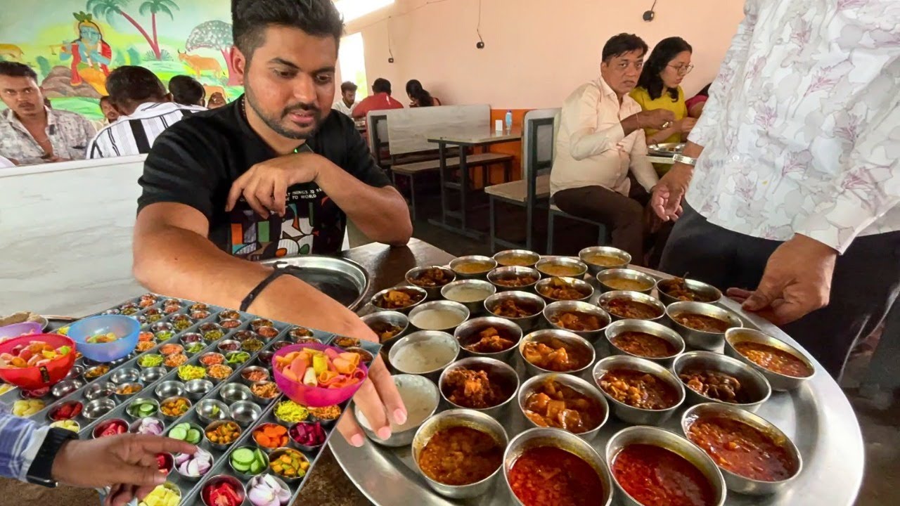 માત્ર ૧૩૦ રૂપિયા માં અનલિમિટેડ થાળ ભરી ને સાક તેમજ દેશી ટેસ્ટ ની મોજ હોટેલ જય ગોપાલ કાઠિયાવાડી