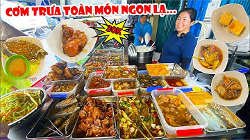 Bất Ngờ Quán Cơm Bình Dân Toàn Món Ngon Lạ Khách Đông Nườm Nượp Đội Mưa Ăn Cơm