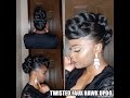 *PROTECTIVE STYLE* TWISTED FAUX HAWK UPDO