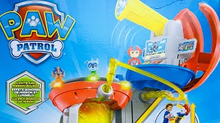 40 Minutes Satisfying with Unboxing Paw Patrol Mighty Lookout Tower 3 FEET Tall!