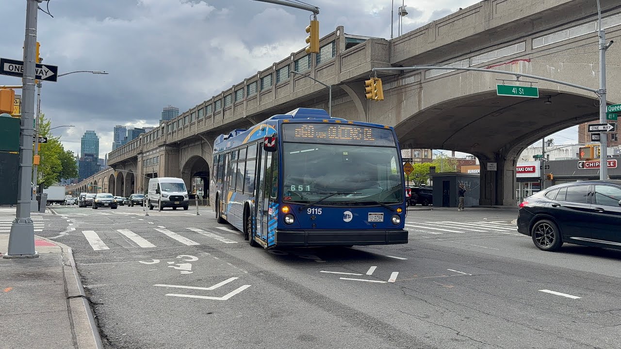 MTA Bus Company 2023 NovaBUS LF40102 “LFS” 9115 & 9027 on Route Q60