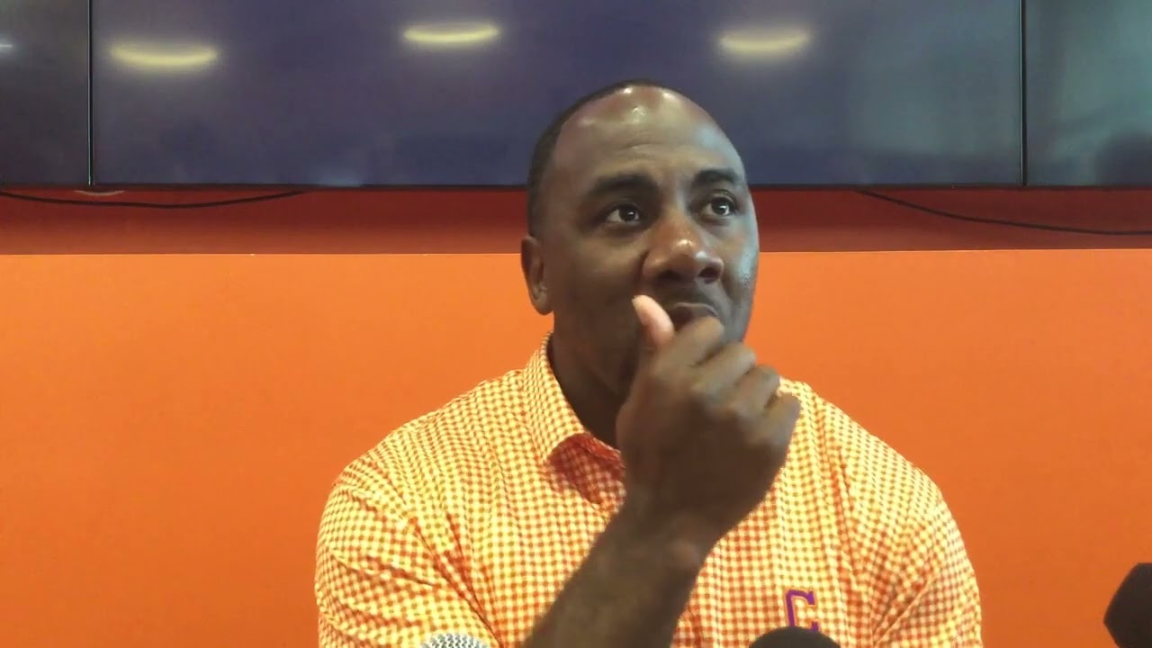 Clemson Media Day 2022 - Running Back Coach CJ Spiller