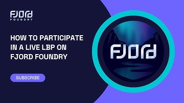 How to participate in a Liquidity Bootstrapping Pool event on Fjord
