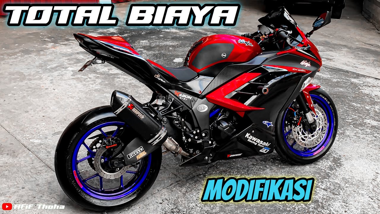 TOTAL BIAYA MODIFIKASI NINJA 250FI MODEL ZX636 SIMPLE NGURAS