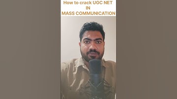 How to crack UGC NET in mass communication. #ugcnet #ugc #ugcnetexam #masscommunication #journalism