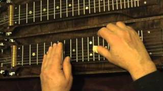 lap steel lesson pedal sounds for the c6th tuning part # 2 reverse slant
