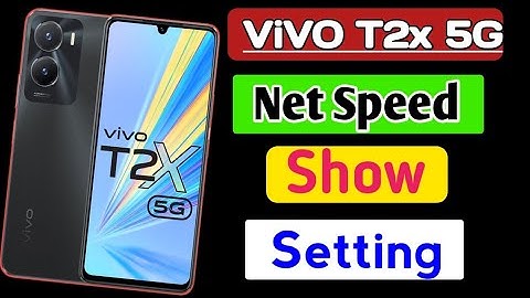 Vivo T2X 5g me network speed show setting/how to show net speed in Vivo t2x mobile/on net speed