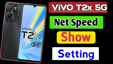 Vivo T2X 5g me network speed show setting/how to show net speed in Vivo t2x mobile/on net speed