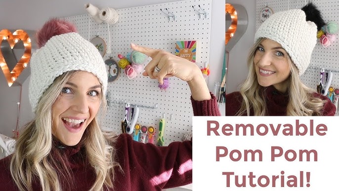 How to make Pom Pom keepers for knitted hats 🧶 