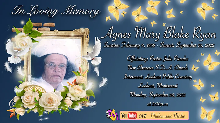 In Loving Memory of Agnes Mary Blake Ryan Septembe...