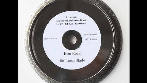 How to use Bullnose Tile Blade on tile