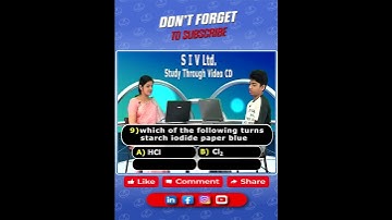 Chlorine || IIT&JEE Questions NO 09 || VIII Class