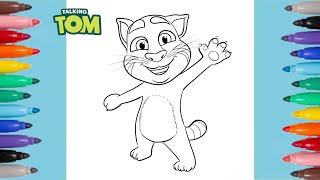 Talking Tom Coloring Pages | The Talking Tom 😸