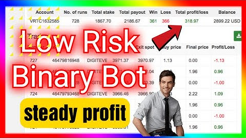 Binary Bot - Low Risk Steady Profit bot - free Download 2022