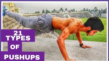 20 Types of Push Up [ hard !]
